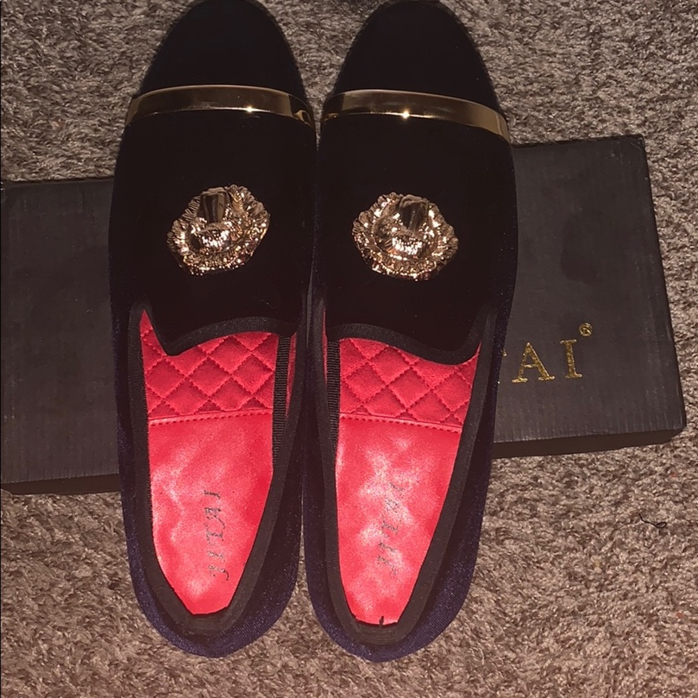 JITAI Men’s Penny Slip-On Leather Men Shoes